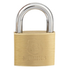 Brinks Keyed Alike Padlock, Brass, 40mm, High Security 4 PK 171-40401